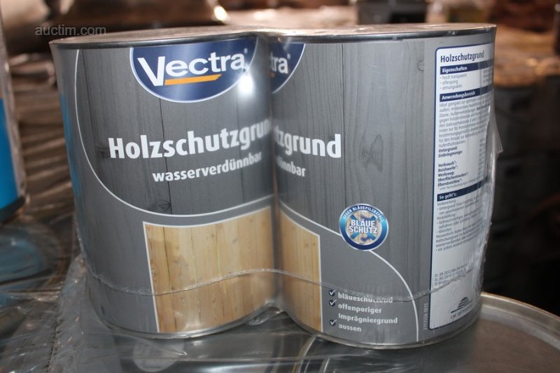 50 potten houtvernis VECTRA Holzschutzgrund